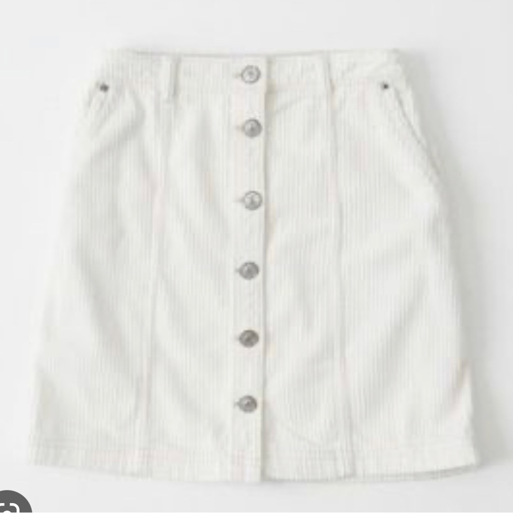 Abercrombie and Fitch corduroy a line skirt